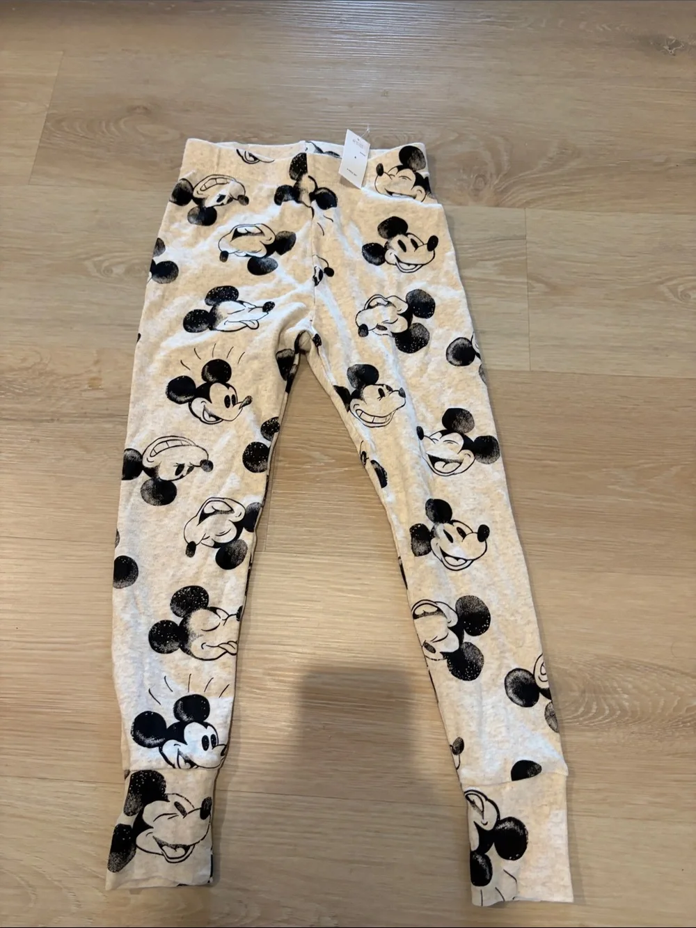 GAP Beige Mickey Mouse Kids Pajama Set
